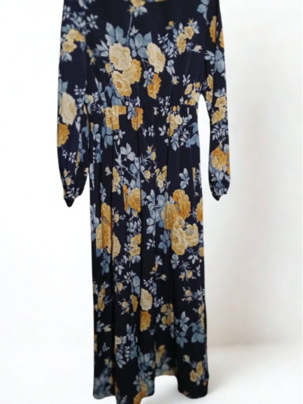 Navy Floral Maxi Dress